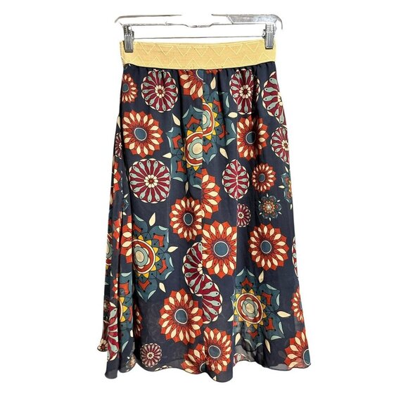 Lularoe Women's Shear Floral Skirt - Picture 2 of 5